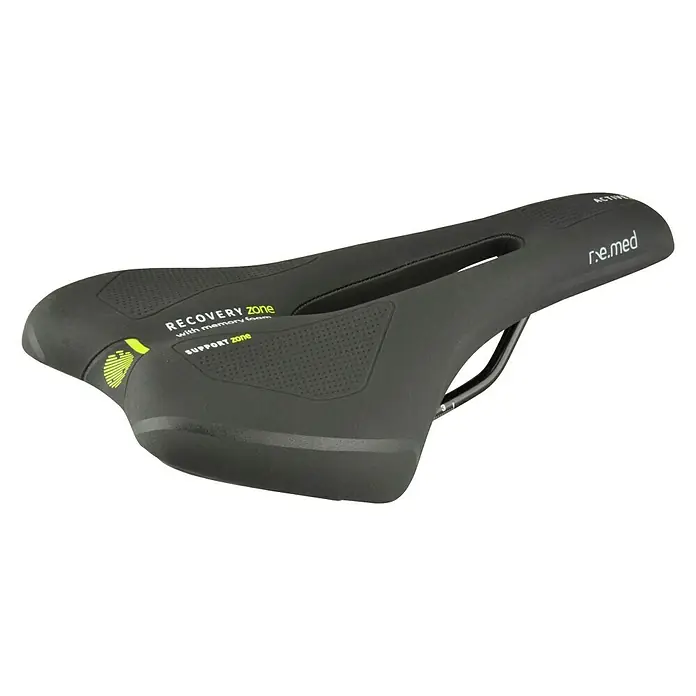 Fischer R.E.Med. Fahrradsattel - Memory-Foam-Einlage, Geeignet für: Mountainbike-Räder - Vorderansicht