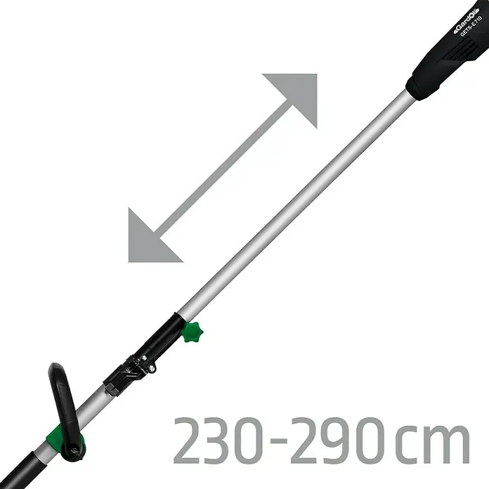 Gardol Teleskopska električna pila GETS-E 710 Kit - 710 W, Radna visina: 3,2 m - Pogled sprijeda