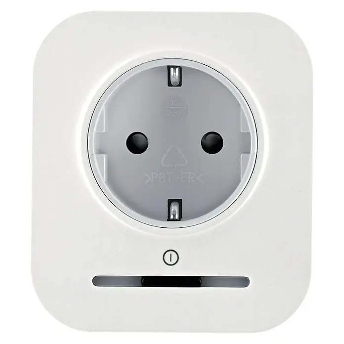 Bosch Smart Home Zwischenstecker - Reichweite Funk: > 100 m (Freifeld), 3.680 W - Vorderansicht