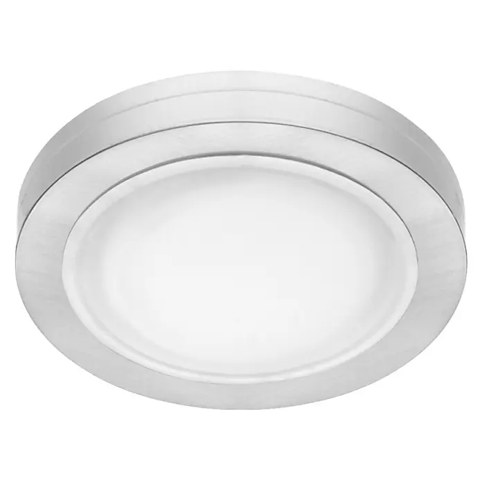 Tween Light Ugradbena LED svjetiljka - 6 W, Topla bijela, Promjer: 82 mm, Mat nikal - Pogled odozdo