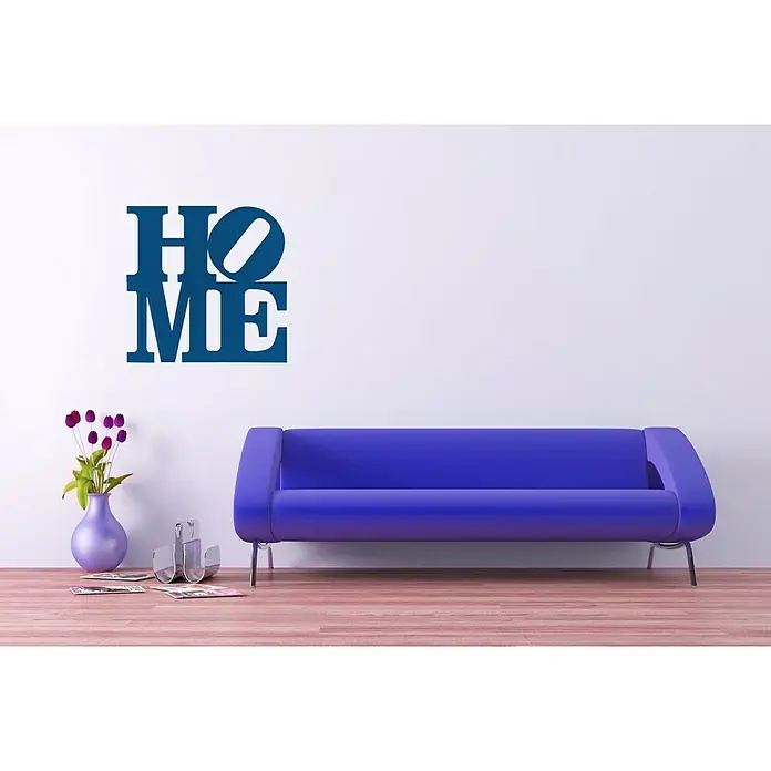 Vinilo de pared - Home, 48 x 68 cm - Foto ambiente