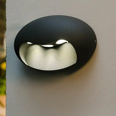 Lutec  LED-Außenwandleuchte Eyes