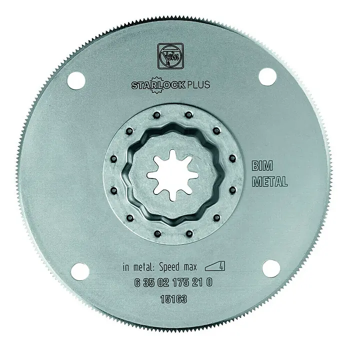 Fein Starlock Plus HSS list pile - Prikladno za: Obojeni metali, Promjer: 100 mm, Debljina lista pile: 0,7 mm, 5 Kom. - Pogled odozgo