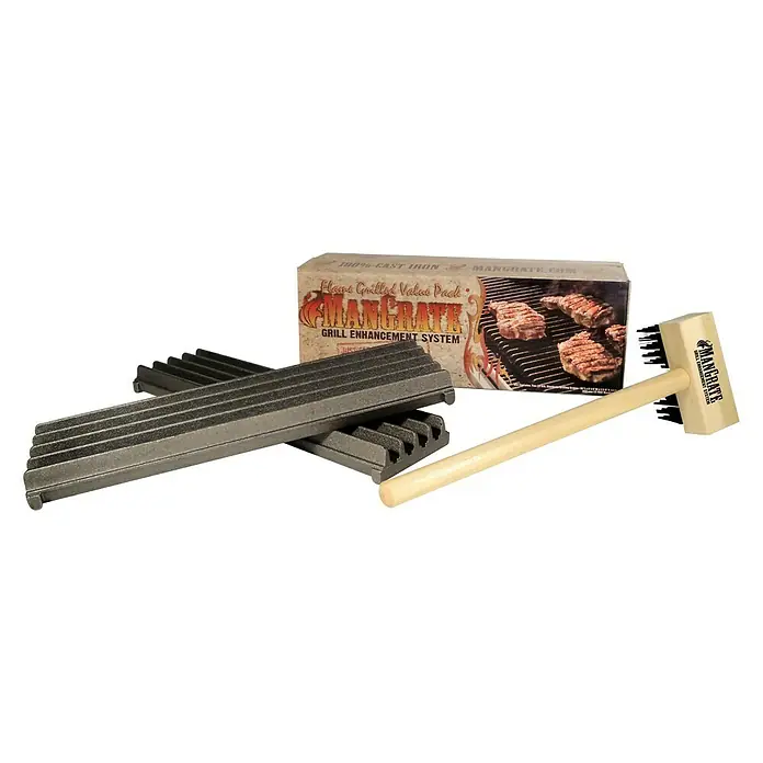 Rumo Barbeque Starter-Set Mangrate - 3 -tlg. - Vorderansicht
