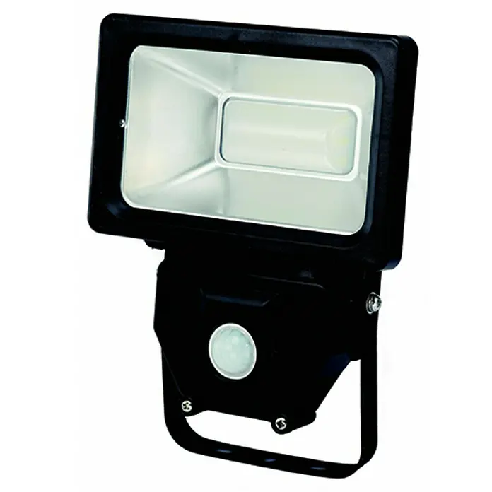 Profi Depot Proyector LED con sensor - 1 luz, Potencia máx.: 20 W, IP44, Color de luz: Blanco neutro, Ángulo de detección sensor: 100 °