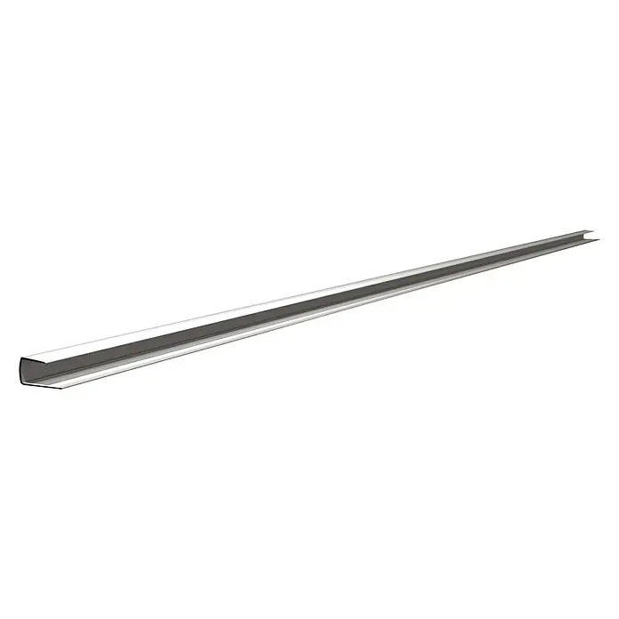 Kovalex Završni plastični profil - Prikladno za: WPC daske za terasu, 250 x 4,2 x 2,8 cm, Aluminij