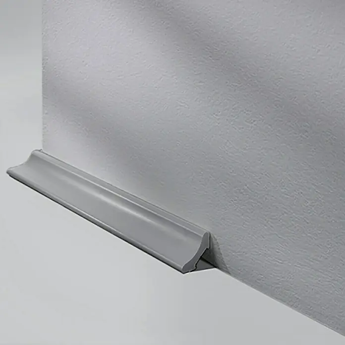 LOGOCLIC Užljebljena kutna lajsna Siva - 2,5 m x 20 mm x 20 mm - Živopisni prikaz
