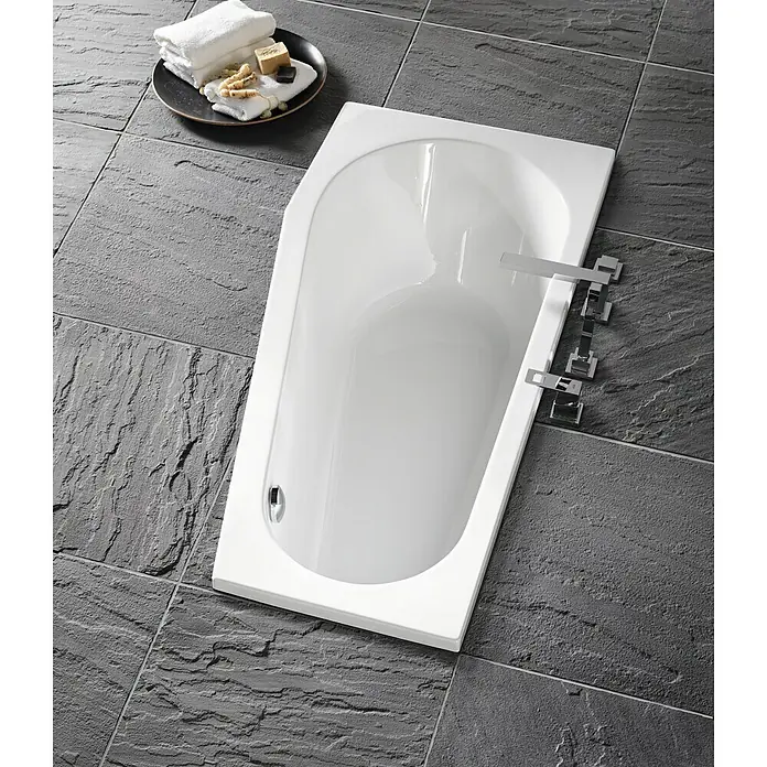Camargue Badewanne Miramas - Linksseitig, 160 x 75 cm, Sanitäracryl
