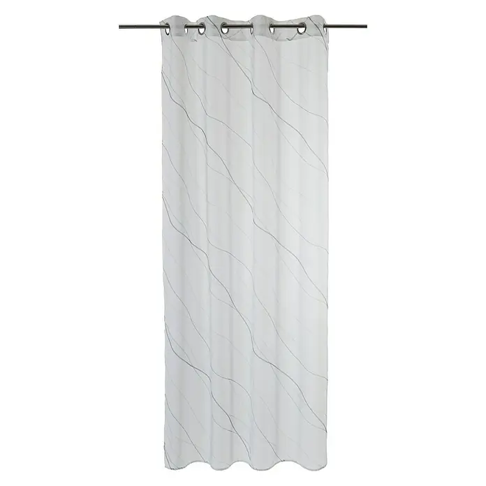 Expo Ambiente Ösenschal Lasse - 135 x 245 cm, 100 % Polyester, Hellgrau