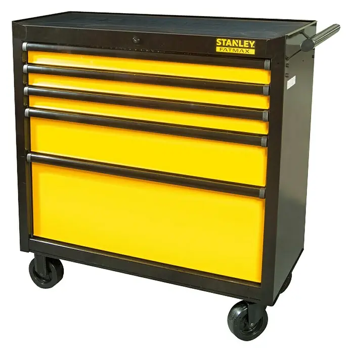 Stanley FatMax Carro portaherramientas FMHT0-74027 - 52 x 99,5 x 89 cm, Número de cajones: 5 ud., No incluye herramientas - Vista de perfil derecho