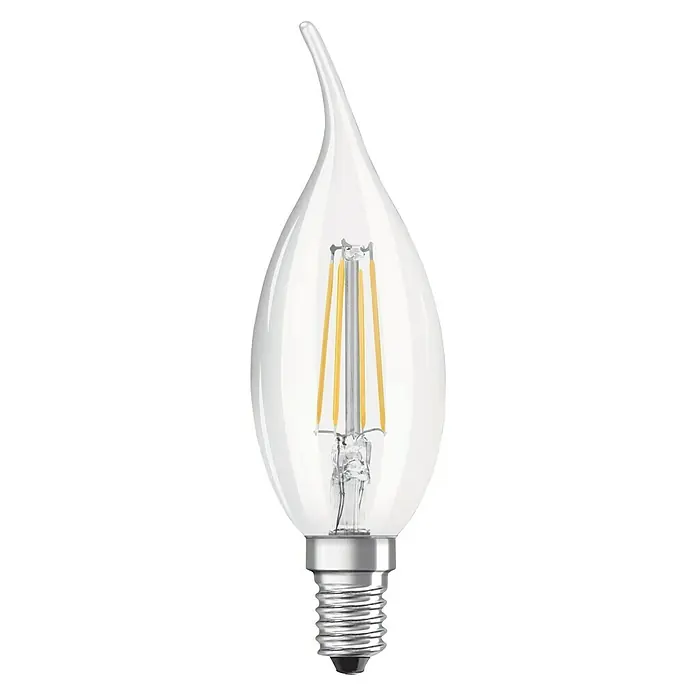 Osram LED žarulja Retrofit Classic BA - 4 W, E14, Topla bijela, Prozirno - Pogled odozgo