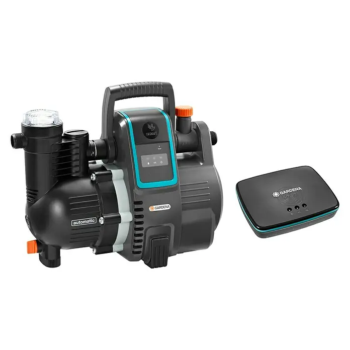 Gardena Smart system Kućna pumpa za vodu - 2 -dij., 1.300 W, Maksimalni protok: 5.000 l/h, Maksimalni tlak: 5 bar - Pogled sprijeda