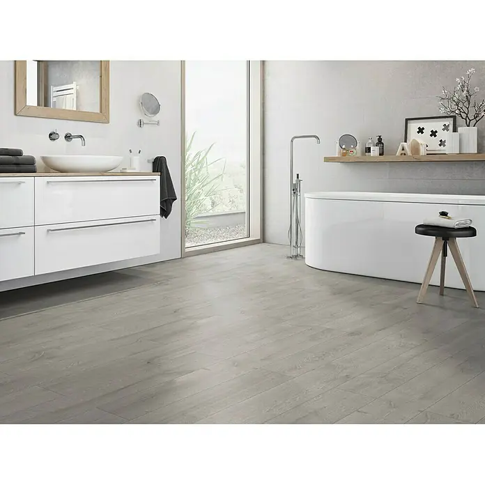 b!design Designboden Aqua Blue Curaçao - 1.290 x 203 x 4,5 mm, Landhausdiele - Stimmungsaufnahme