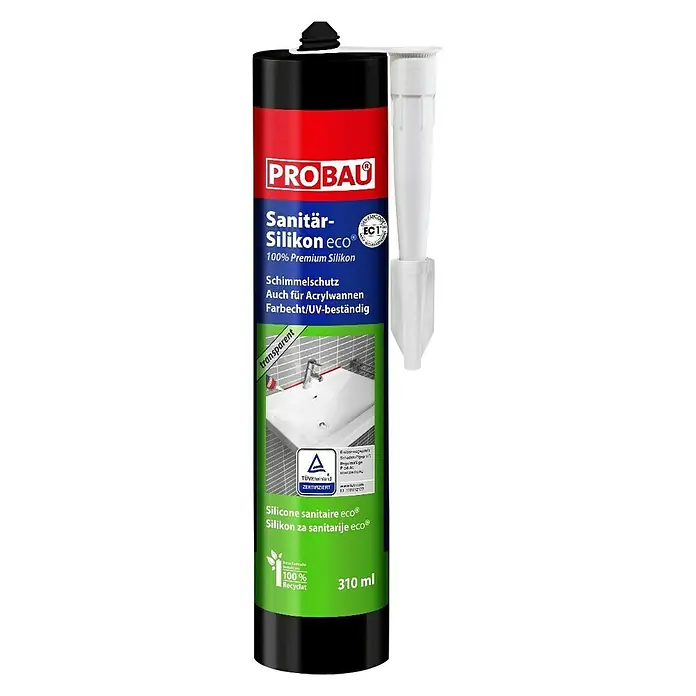 Probau eco Sanitär-Silikon - Beige, 310 ml - Vorderansicht