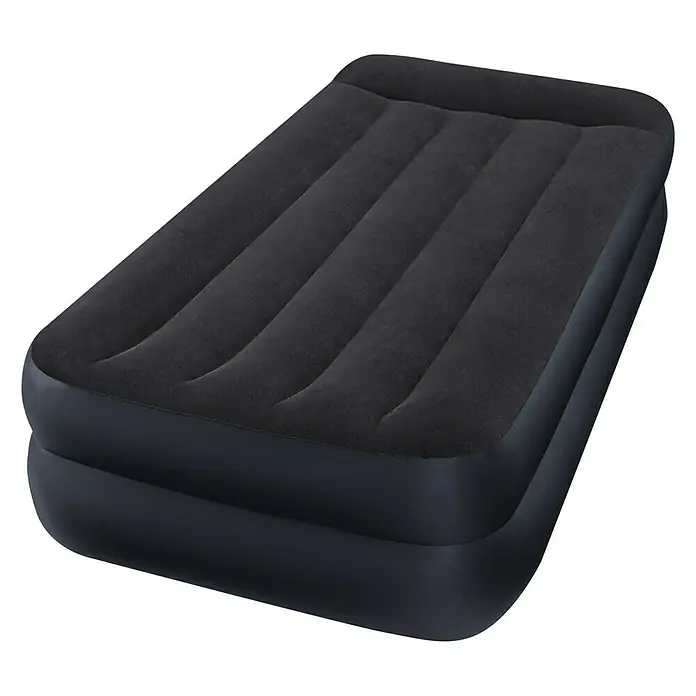Intex Cama de aire Durabeam Standard - 191 x 99 x 42 cm, Equipamiento: Bomba de aire integrada, Con ranuras longitudinales - Vista descendente