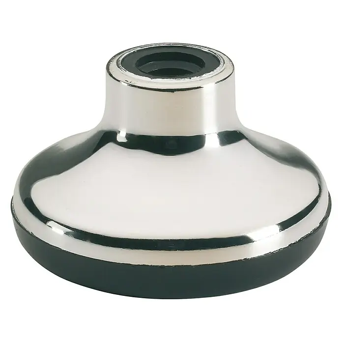 Stabilit Nogica za namještaj - Ø x V: 64 x 66 mm, Nosivost: 40 kg, Promjer otvora za vijak: 8 mm, Kromirano - Pogled odozgo