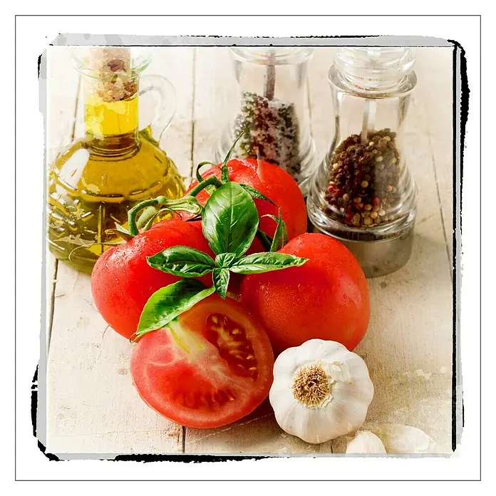 Glasbild - Hot & Spicy IV, B x H: 50 x 50 cm - Vorderansicht