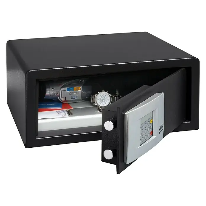 Burg-Wächter PointSafe Hoteltresor P3 E LAP - 38 x 44,5 x 20 cm, Zahlenschloss elektronisch, 27,9 l - Vorderansicht