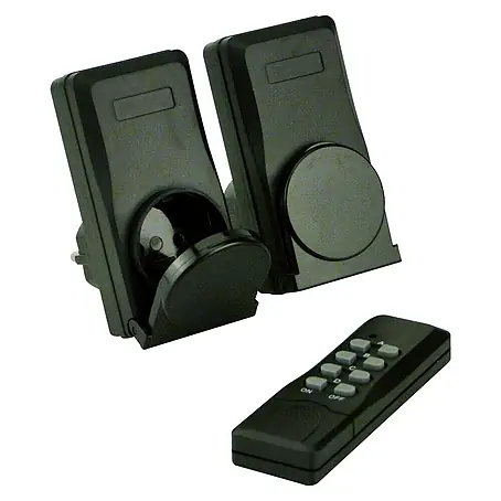 UniTEC  Funksteckdosen-Set 2+1 Micro Outdoor