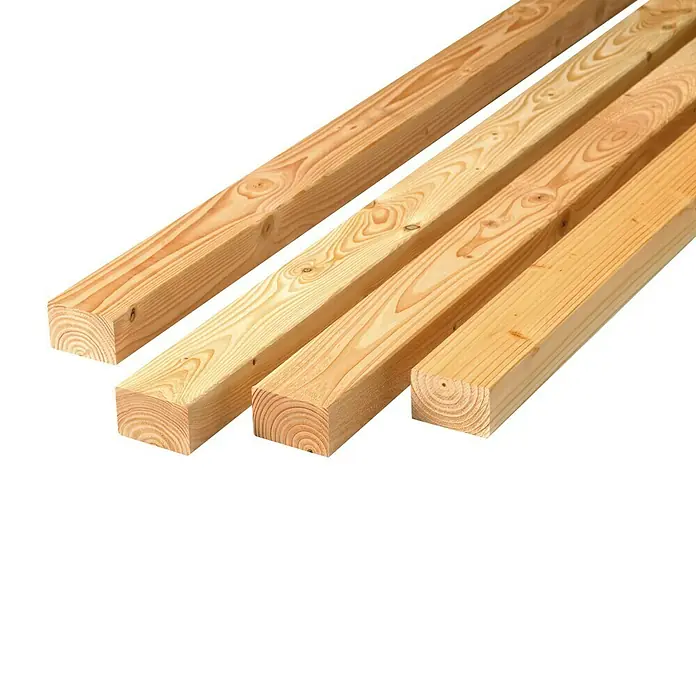 Unterkonstruktion - L x B x S: 2 m x 7 cm x 4,5 cm, Lärche, Glatt