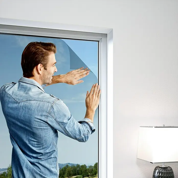 Windhager Insektenschutzgitter Pollenschutz Z20 - 150 x 120 cm, Anthrazit, Fenster