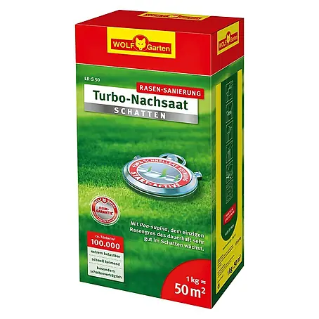 Wolf-Garten  Nachsaat-Rasen Turbo Schatten