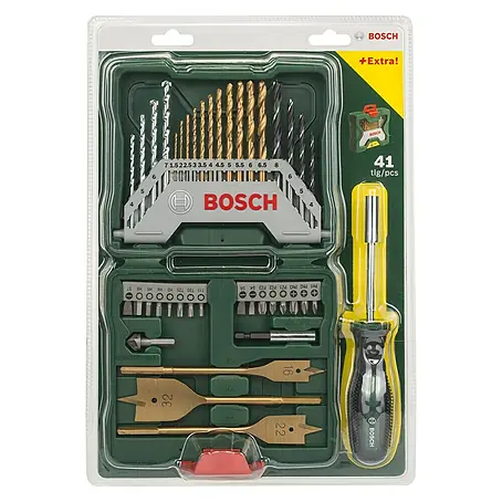Bosch  Bohrer- & Bit-Set X-Line Titanium