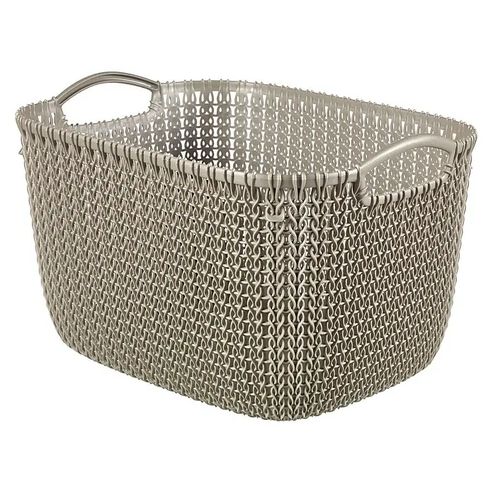Curver Knit Cesta - Marrón, 19 l, Resina