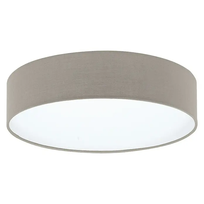 Eglo Plafondlamp, rond Revilla 1 - 40 W, Ø x h: 380 mm x 11 cm, Antraciet/Bruin, E27 - Vooraanzicht