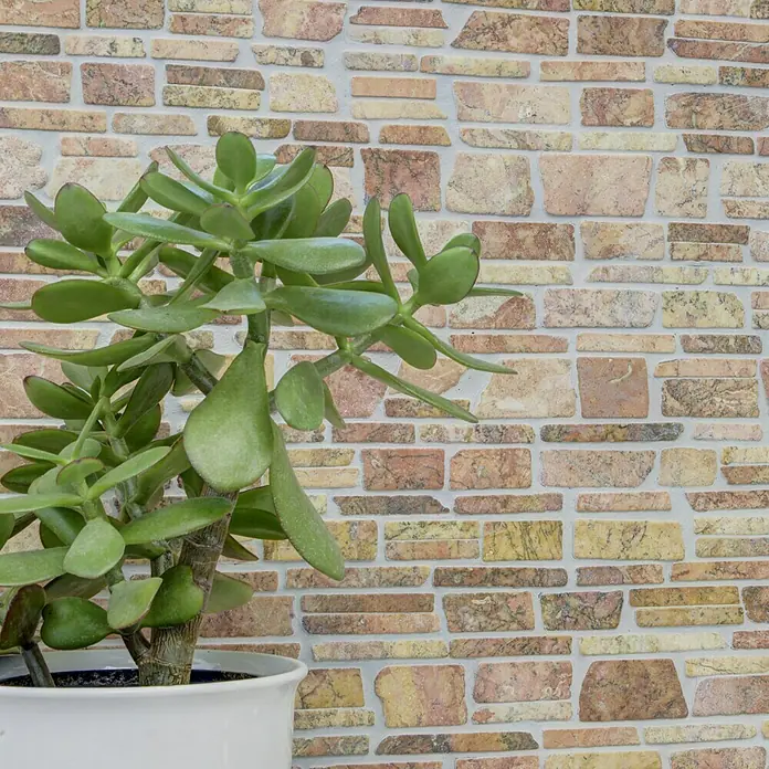 Mosaikfliese MOS BRICK 220 - 30,5 x 30,5 cm, Rot, Matt - Detailaufnahme