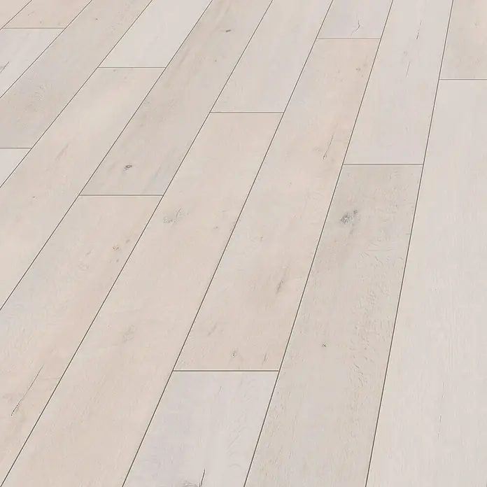 MyStyle MyDream Laminat Lilywhite Oak - 1.285 x 192 x 14 mm, Landhausdiele - Detailaufnahme