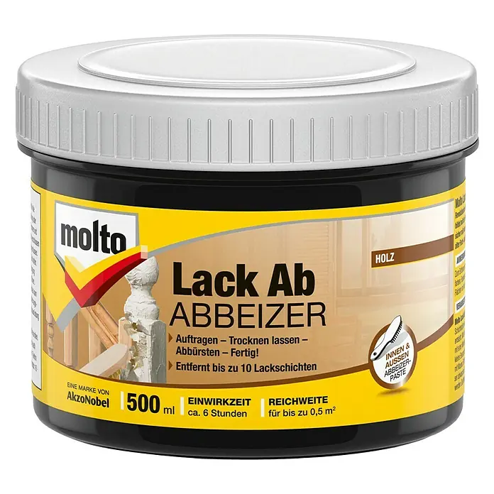 Molto Abbeizer Lack Ab - 500 ml - Vorderansicht