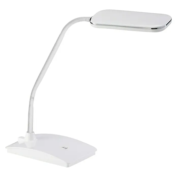 Honsel Leuchten LED-Tischleuchte - 3,5 W, L x B x H: 16 x 10 x 58 cm, Weiß, Neutralweiß - Vorderansicht