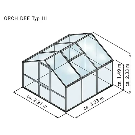 KGT  Gewächshaus Orchidee III