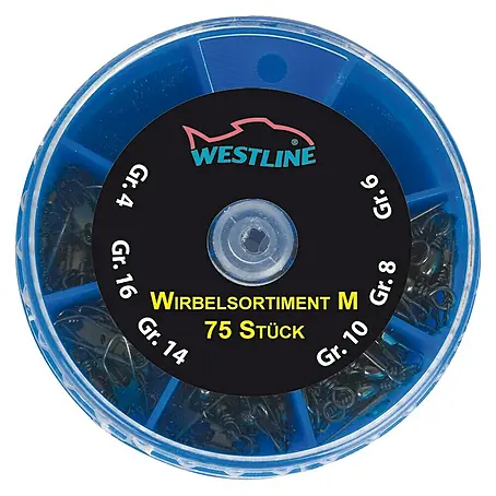 Westline  Assortimentsdoos wartels 4, 6, 8, 10, 14, 16