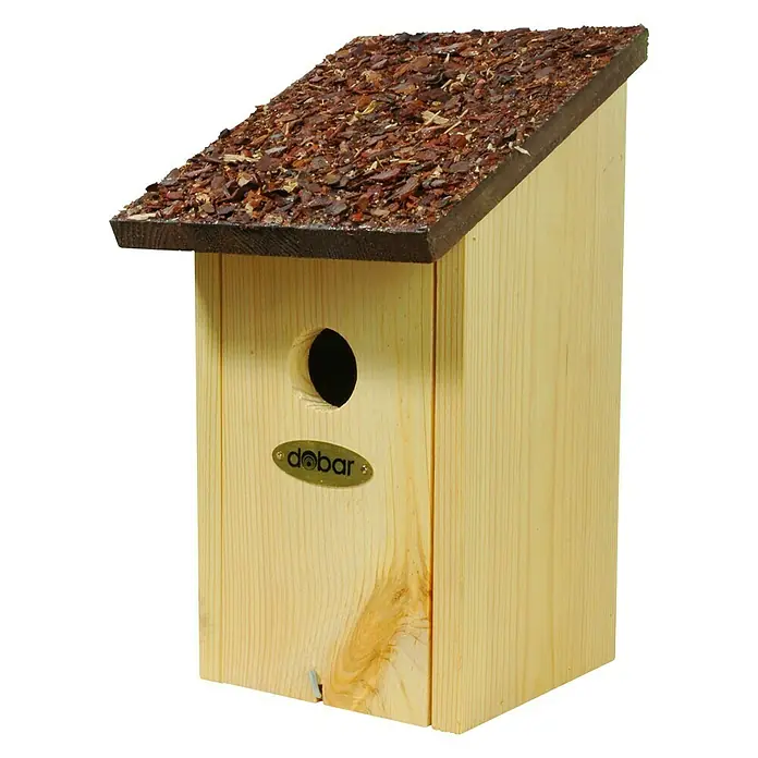 Dobar Nistkasten - 14,5 x 16,5 x 27 cm - Linke Seitenansicht
