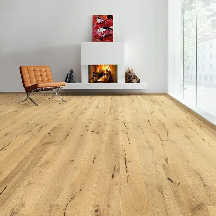 Living by Haro Fertigparkett Eiche Rustikal geölt - 1.095 x 180 x 11 mm, Landhausdiele