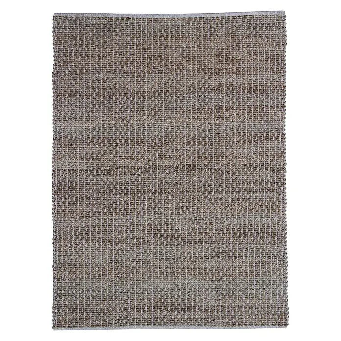 Kayoom Teppich Chess 210 - Natur/Pink, 290 x 200 cm, 100% Jute-/Baumwollmischung - Vorderansicht