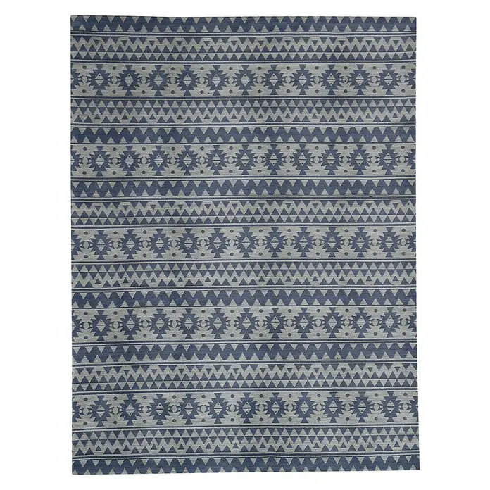 Kayoom Teppich Sunny 200 - Hellblau, L x B: 290 x 200 cm, 100% Polyester - Vorderansicht