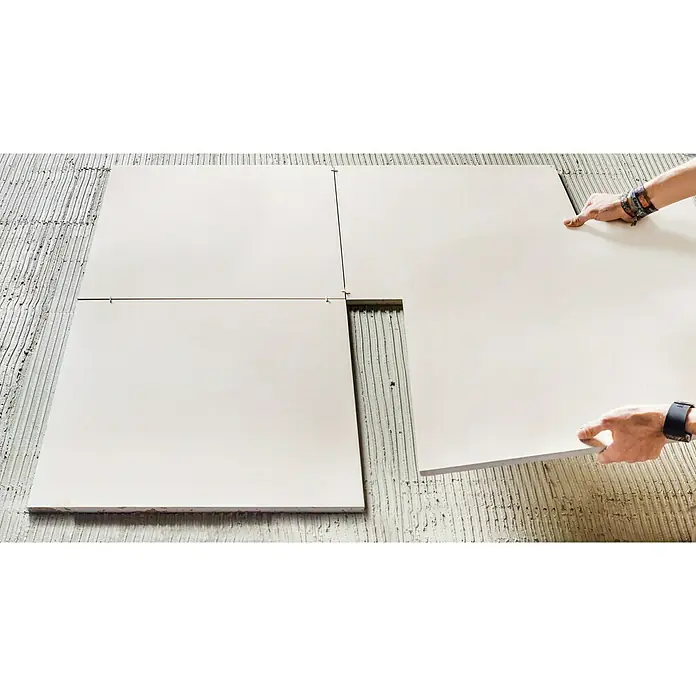 Art-Tec by Palazzo Pločica za terasu - 60 x 60 x 2 cm, Kremasto, Mat