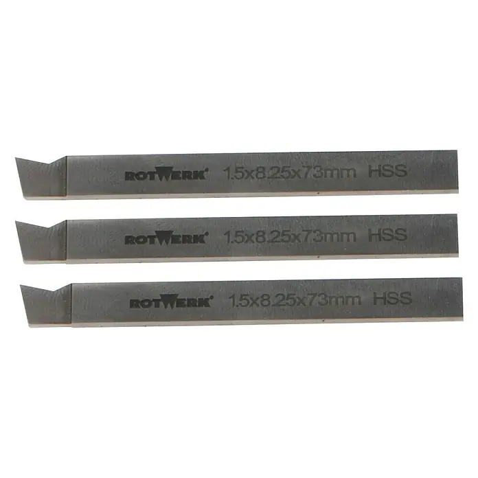 Rotwerk Abstechklingen-Set - Breite: 1,5 mm, 3 Stk. - Vorderansicht