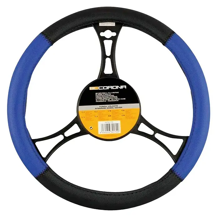 Funda para volante antideslizante - Azul, Negro, Coches