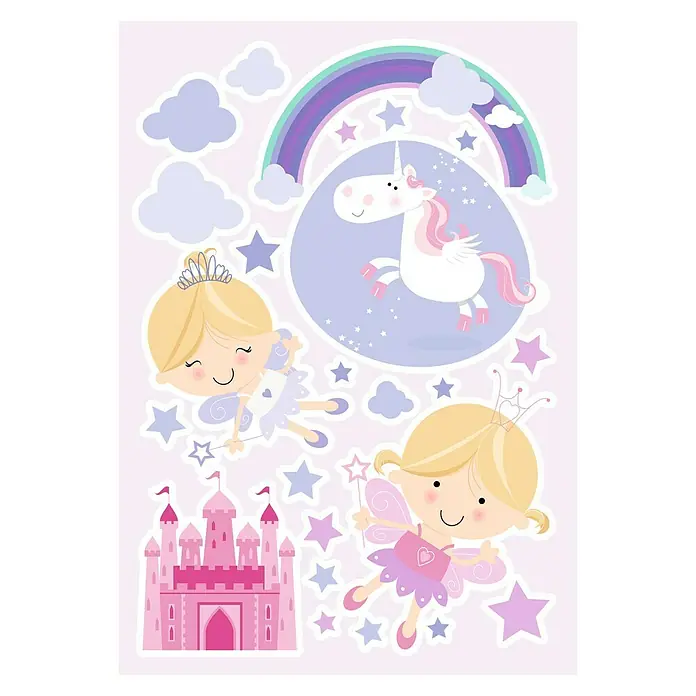 Adhesivos decorativos Happy Faries - Fairies, Violeta