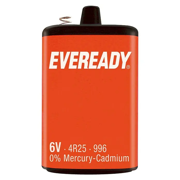 Eveready Batterij - 6 V, 4R25, Zink-koolstof