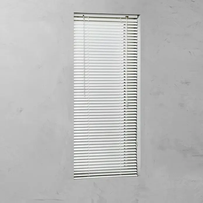 Žaluzina Basic - Š x V: 60 x 140 cm, Bijele boje, Aluminij - Pogled sprijeda