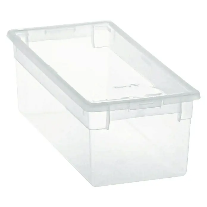 Terry Light Box Caja con tapa - 17,8 x 39,6 x 13,2 cm, Capacidad: 7 l