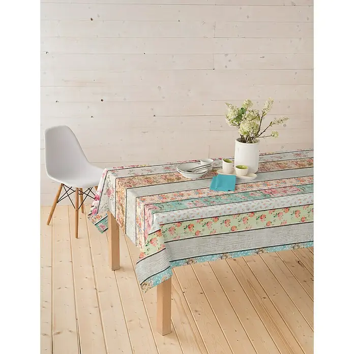 Mantel para mesa a metros Antimanchas Atelier - Ancho: 140 cm, Multicolor