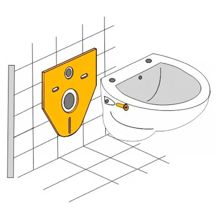 Haas Schallschutz-Set - Weiß, Geeignet für: Wand-WCs
