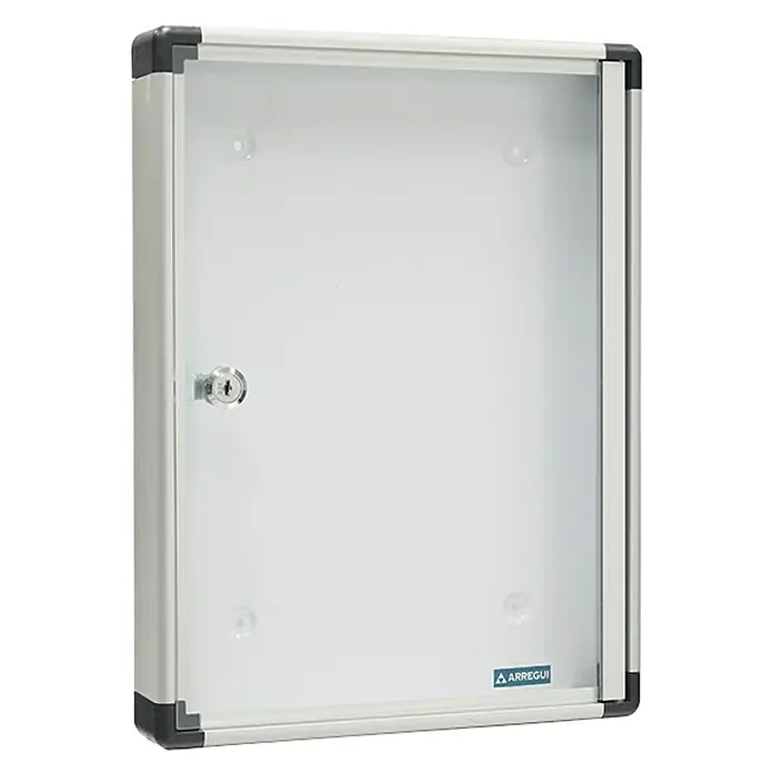Arregui Panel de pared PAN52 - L x An x Al: 30 x 40 x 5 cm, Aluminio, Plateado