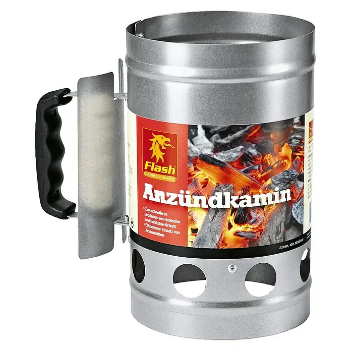 Grillstar Brikettenstarter - Staal, Gegalvaniseerd